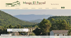 Desktop Screenshot of masiaelparral.com