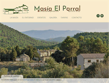 Tablet Screenshot of masiaelparral.com